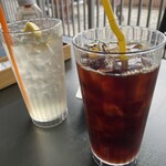 エッグスンシングス - レモネード　アイスコーヒー