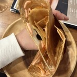 クレープくろり - めんたい餅チーズ