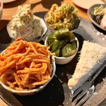 食堂 =+ - 前菜あて4種盛り