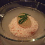 ガストロノミー ジョエル・ロブション - ルビーグレープフルーツ　カンパリの雪を積らせ、柑橘類の香りと共に