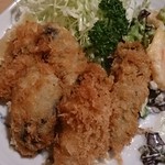 大衆割烹 三州屋 - 牡蠣フライ（ランチ）