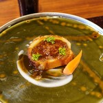 Tokuyama Zushi - Baked Bear Meat in Puff Pastry with Fermented Karasumi and Flower Pepper