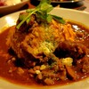 中目黒カレー明凛堂 - 料理写真:赤ワイン仕込みのふわとろ牛すじオムカレー 1500円 (通常1650円)