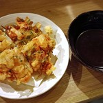 居酒屋 KATER - かき揚げ(新たまねぎ&桜えび)