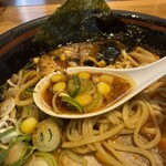 こだわり麺工房たご - コーンがシャキシャキ