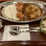 Wスパイス - 料理写真:から揚げカレー 950円
チーズ 140円←トッピング