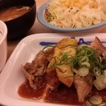 松屋  - チキンガーリック定食