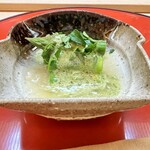 喰切料理 八方 - 総社のアスパラ木の芽ドレッシング