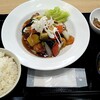 啄木亭 - 菜彩鶏と彩り野菜の黒酢あんかけランチ