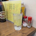 大衆酒場 ラクダ - 芋焼酎 ISAINA 炭酸割 350円