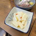 大衆酒場 ラクダ - ゆず大根 150円