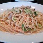 HACHINOJO food・wine - 塩鱈とキャベツのスパゲッティ