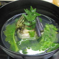 味舌 - 椀物【蛤しんじょ、菜の花】