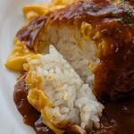 レストラン花林檎 - 【オムハヤシ】800円