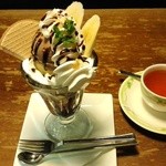 窯右衛門 - チョコパフェ、アールグレイ