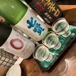 わかたろう - 日本酒飲み比べ①