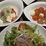 じゃんじゃか - 今回はサラダ類多めに食べました
