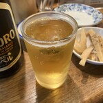 キリン - お通し、黒生中瓶