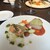 ア ターブル - 料理写真:メイン料理のサーモンとポーク