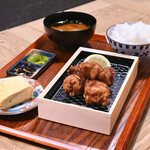 竈門ご飯 一圓 - 銀しゃり唐揚げ定食