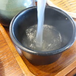 加賀屋 - 〆はそば湯で♪