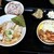 札幌ザンギ本舗 - 料理写真:ザンギ定食＆ハーフ背脂煮干中華そば