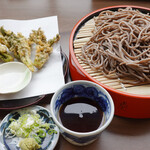 寿伊舎 - 料理写真:たらの芽天ざるそば 1,700円 ※春の時期限定（寿伊舎）