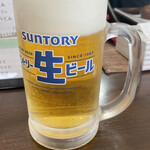 中村屋 - 生ビール中(780円)