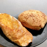 パン工房 ル・ニアージュ - 料理写真:フレンチトースト＆デニッシュメロンパン