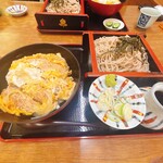 そば乃里 更科 - 料理写真:ざるカツ丼