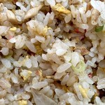 一楽ラーメン - やきめしのどアップ！