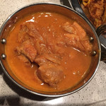 Sekuwa Corner - ダルバート定食Aの「鶏肉のスパイス炒め」