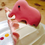サンデーブランチ - 象のはな子ケーキ