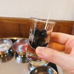 DALIN - デザートに出していただいたお豆もカルダモンの風味がアクセント