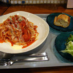 ジャパニーズトラットリアるもん - トマトスパゲティー　ランチ