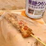 マニー - 近くのファミマで買ったドリンクと共に。