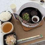 極味や - 極味や炭火焼きハンバーグ+Aセット