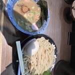 六厘舎 - 特製生七味つけめん　1400円　大盛　150円