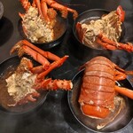 梅谷水産 海鮮 藍 - 伊勢海老の味噌汁。美味！