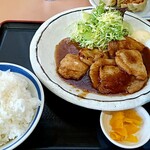 永楽 - 焼肉定食＋ご飯大盛り(1,210円＋110円)