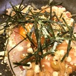 鹿野 - 納豆スペシャル450円　納豆と海鮮和え