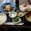 お食事処おさない - 煮魚定食＋刺身