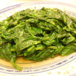 天香楼 - 豆苗炒め