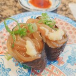 回転すし北海道 - 漁師風イカ醤油漬け