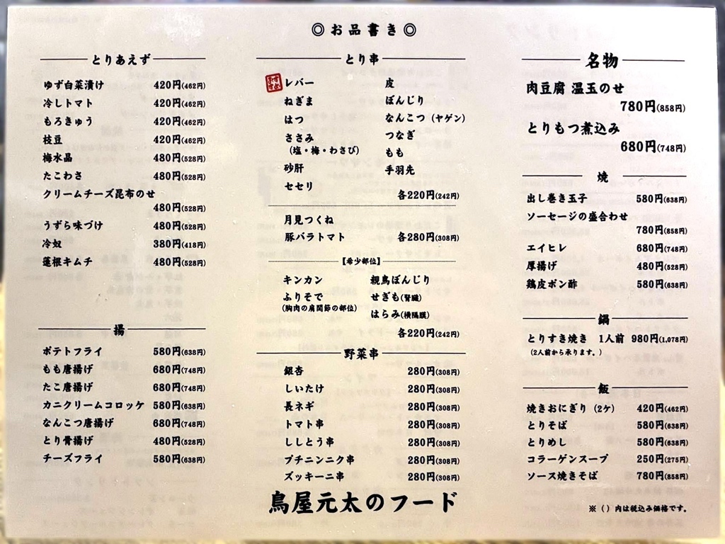 鳥屋 元 太