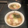 支那ソバ 小むろ - 味玉ソバ（塩）　¥1,050　
ワンタンメン（塩）¥1,150