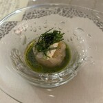 Le Jardin de Kamo - ズッキーニのガスパチョ　ホタテのタルタル　フェンネルとグレープフルーツのサラダ　スモークパルメザン