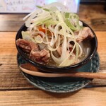 にしだ場 - 塩もつ煮込み(480円)