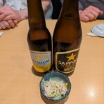 魚がし鮨 - 先ずはビール！