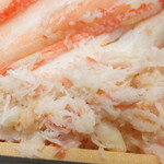 根本屋 - 漁師弁当　１３００円　毛蟹のバラ身　【　２０１５年３月　】